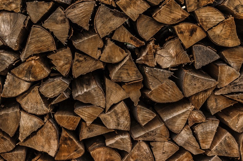 wood natural chopped wood and camp fire 4k