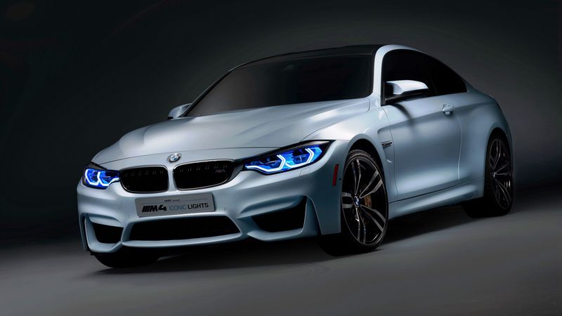 bmw, iconic lights, f82, front view, 4k