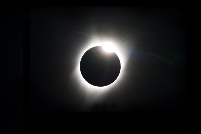 eclipse solar eclipse solar glare and moon 4k