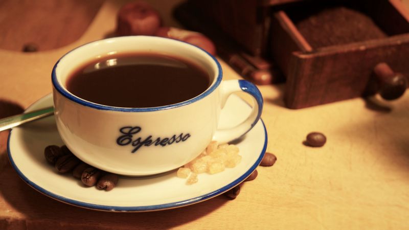 coffee, espresso, grain, beverage, 4k