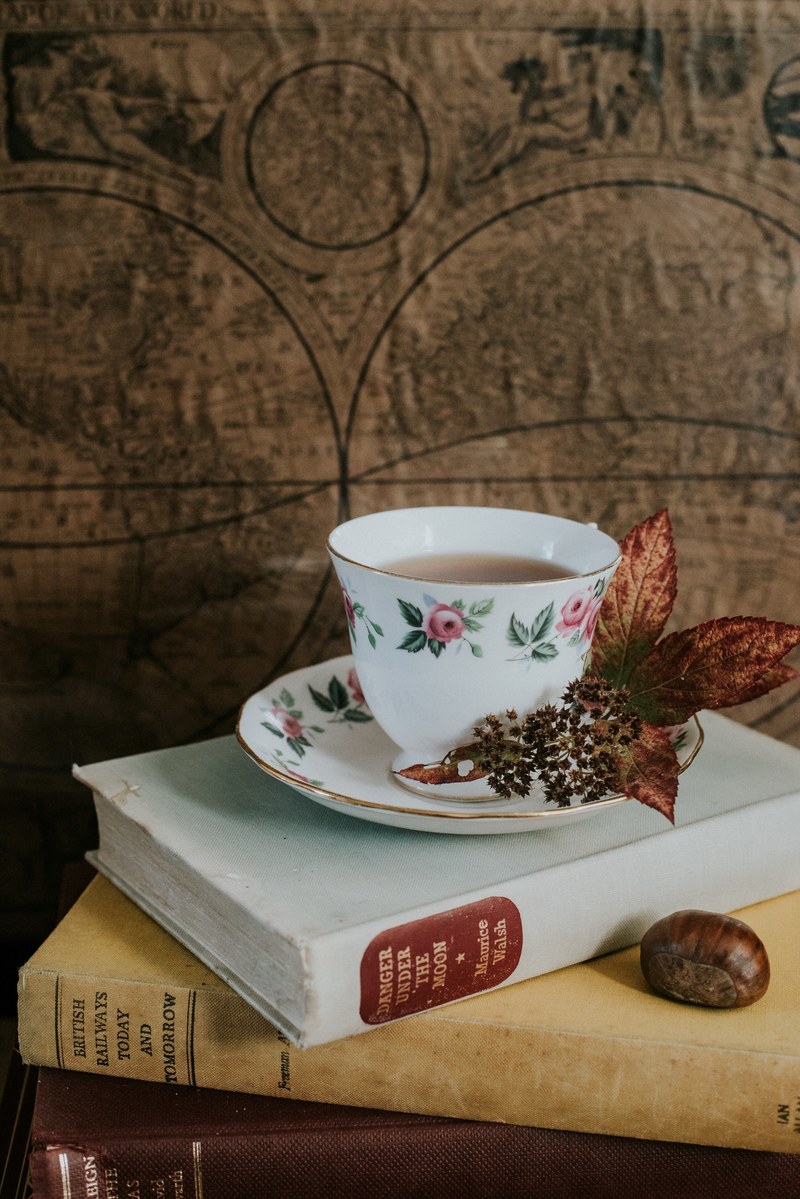 tea tea cup autumn and fall hd, 4k