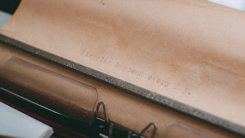 typewriter quote macro and typerwriter 4k