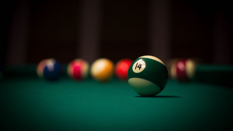billiards, ball, cue, 4k
