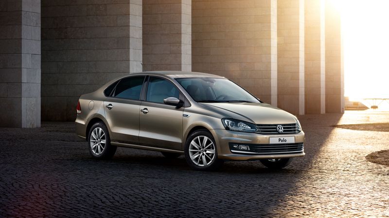 volkswagen, sedan, typ 6r, polo, side view, 4k