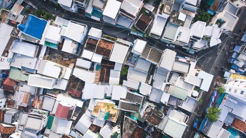 rooftops of ho chi minh city vietnam 4k