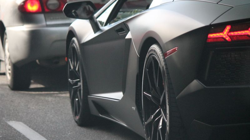 lamborghini, lights, wheel, supercar, 4k