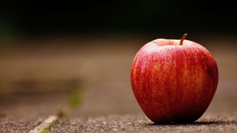 apple, fruit, ripe, 4k