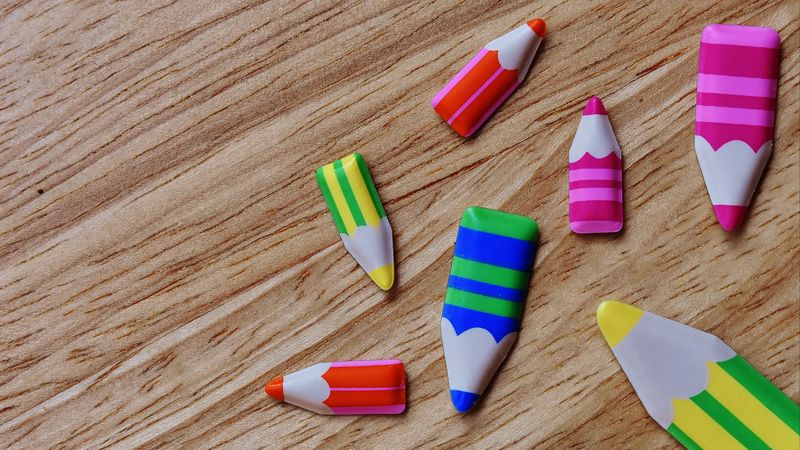 pencils, school, multicolored, 4k
