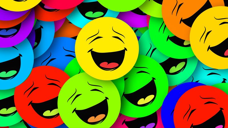 smilies, smiles, colorful, emotion, 4k