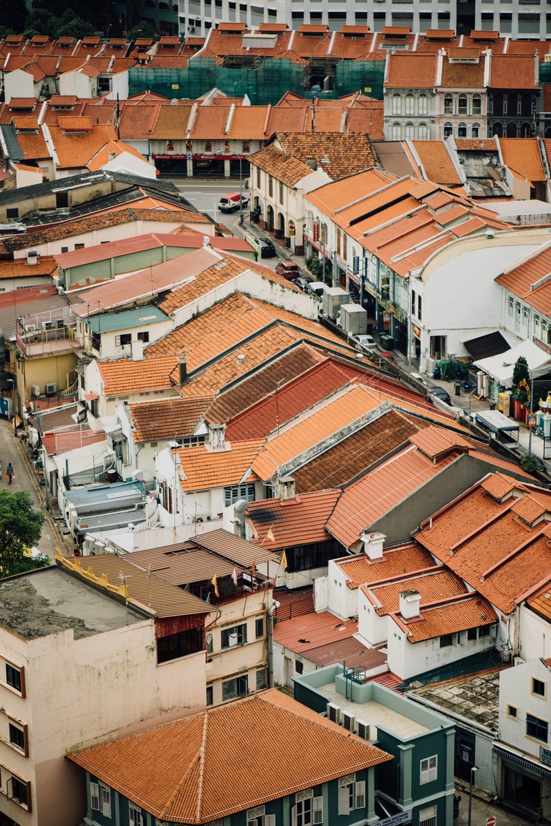 roof rooftop building and street hd, 4k