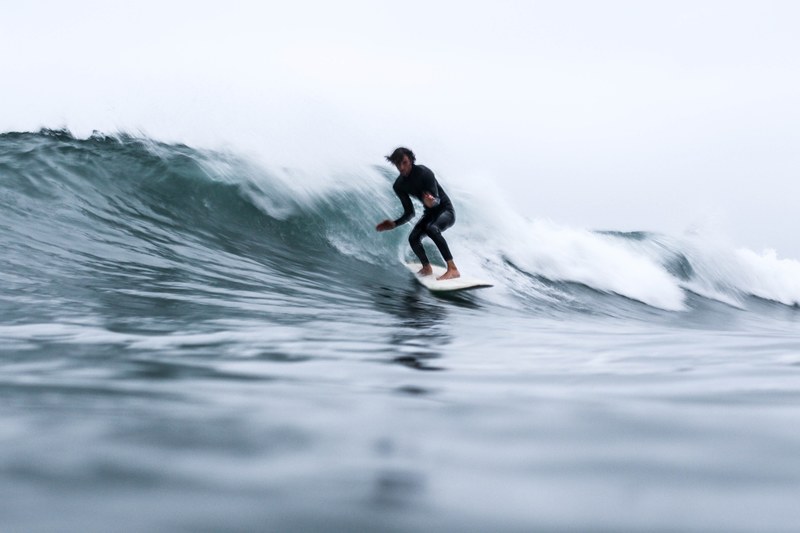 surfing sea wave and surfboard 4k