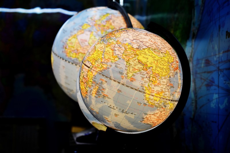 globe map 4k