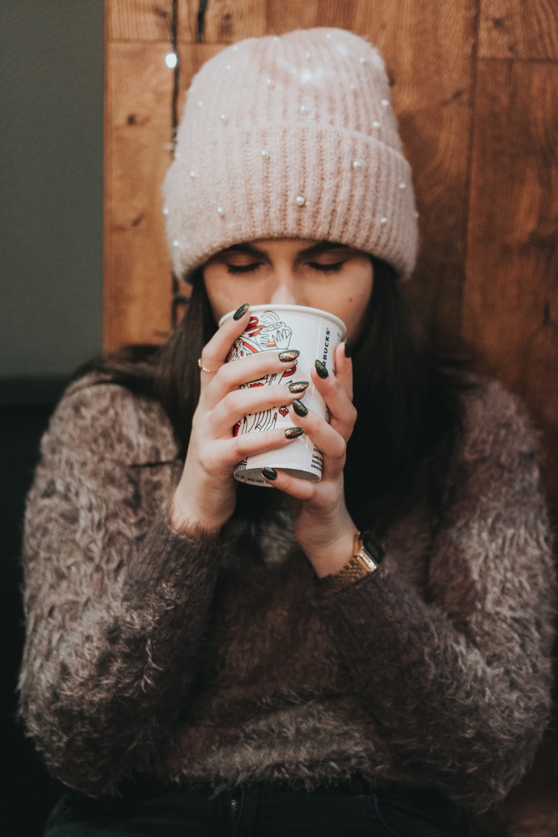 woman female hat and cup hd, 4k