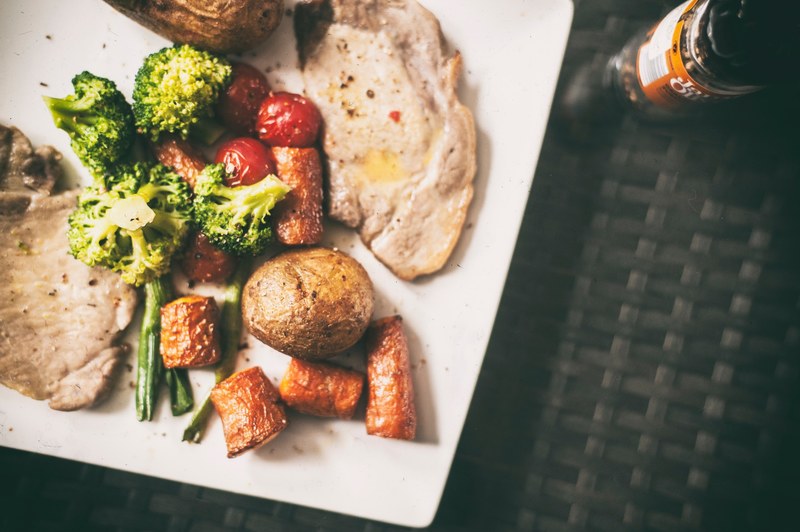 table meal dinner and health 4k
