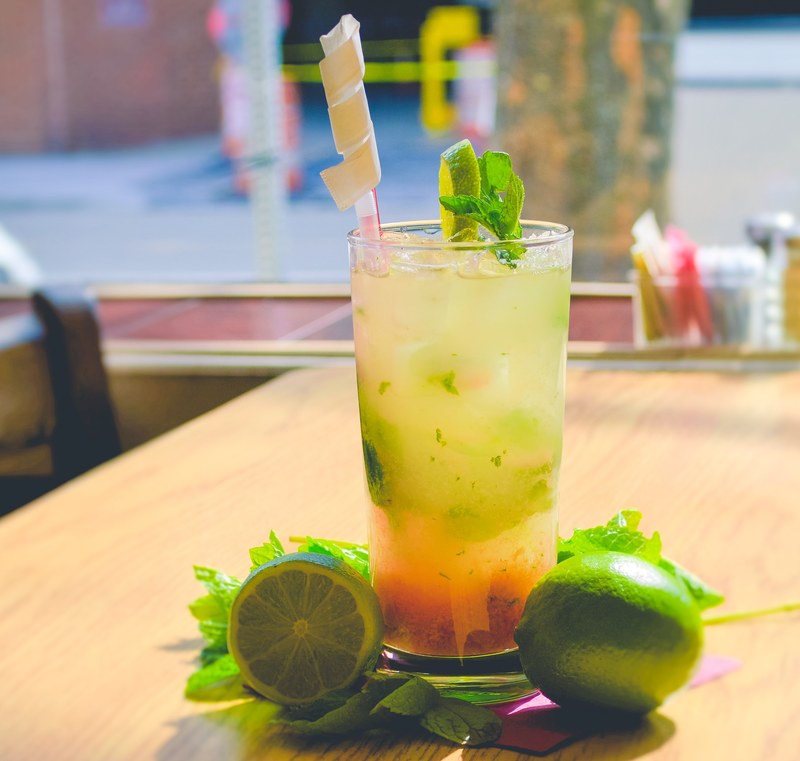 lime mojito and drink 4k