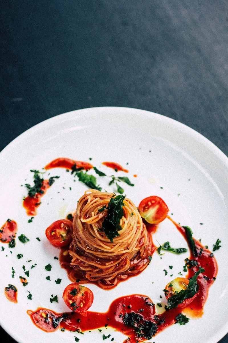 capellini tomato sauce 4k
