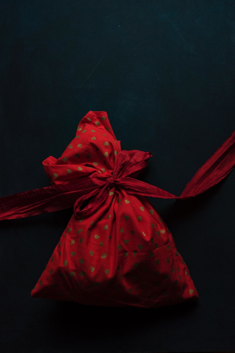 red bow bag and christmas hd, 4k