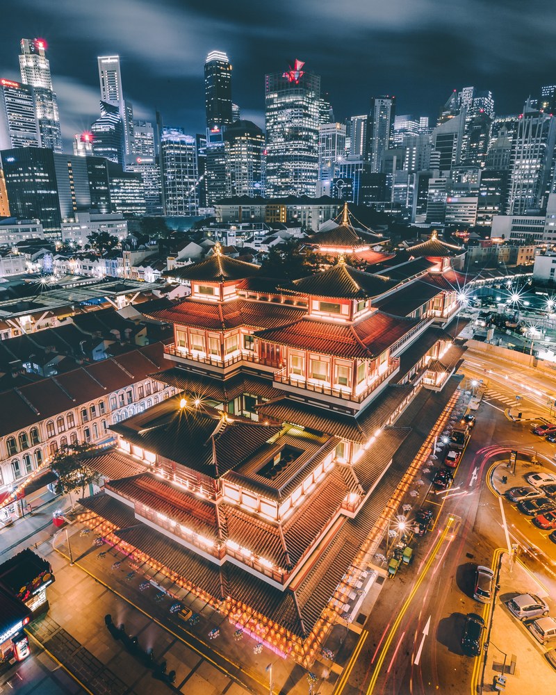singapore chinatown 4k