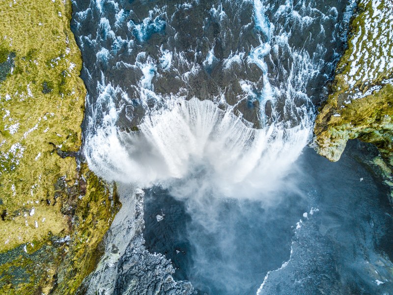 the mighty power of skgafoss 4k