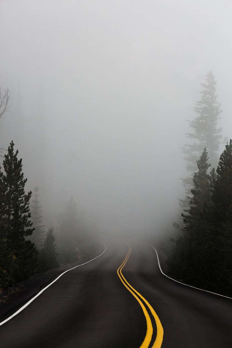 road fog mist and cloud hd, 4k
