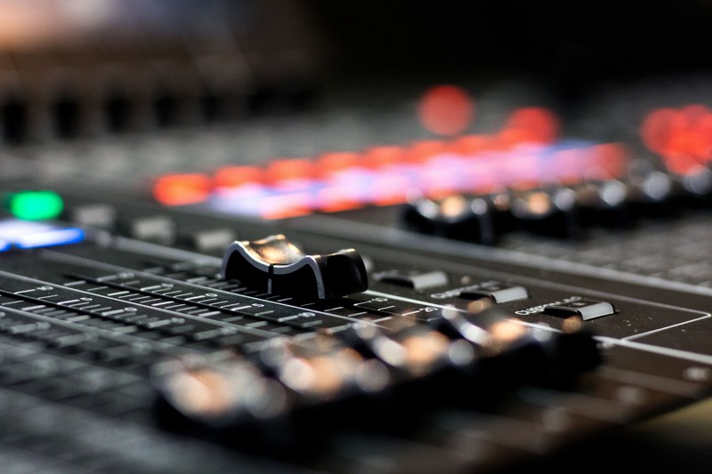 music studio production producer and equipment 4k