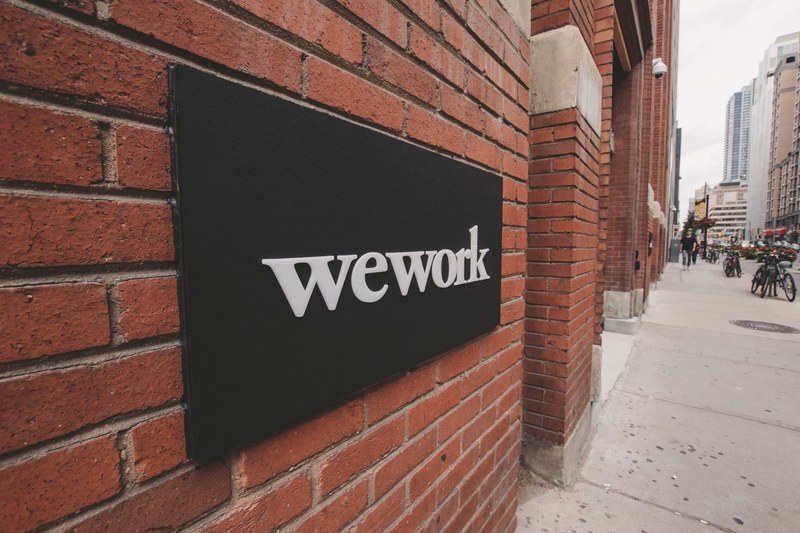 sidewalk space coworking and wework 4k