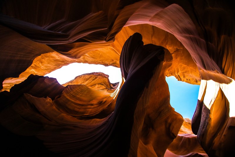 the magic of the slot canyon 4k