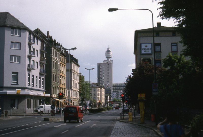 henninger tower frankfurt 4k