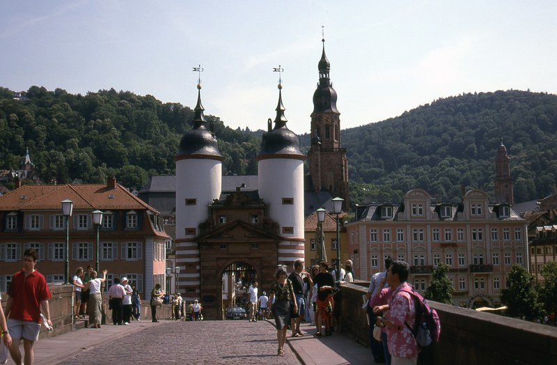 alte brucke neckar river heidelberg 4k