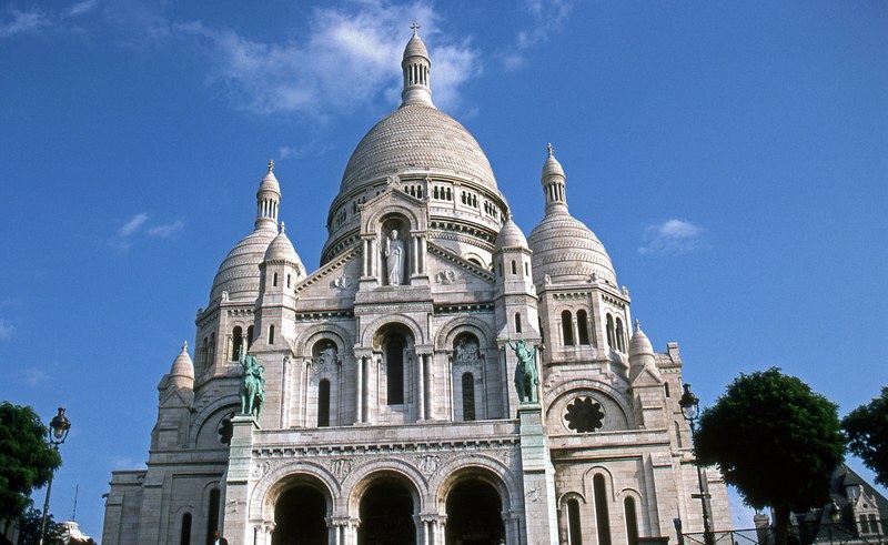 sacre coeur de montmartre paris 4k