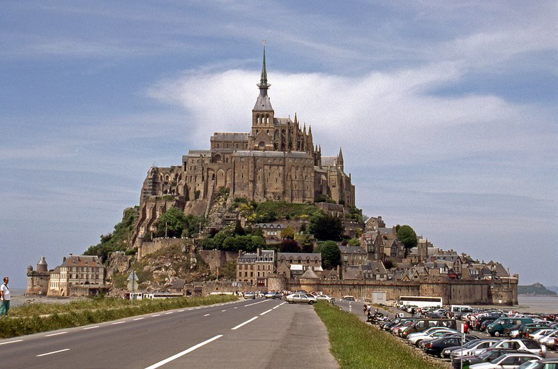 mont st michel normandy 4k