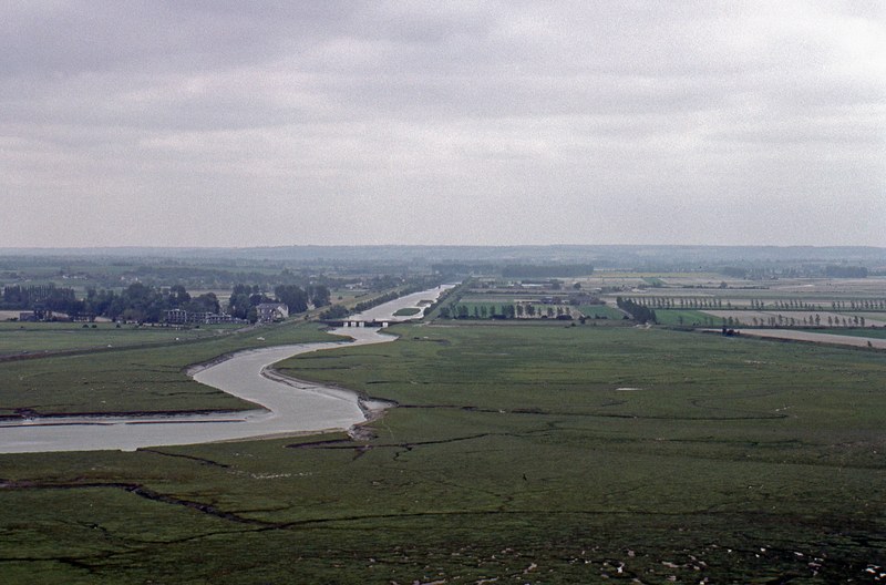 normandy seen from mont st michel 4k