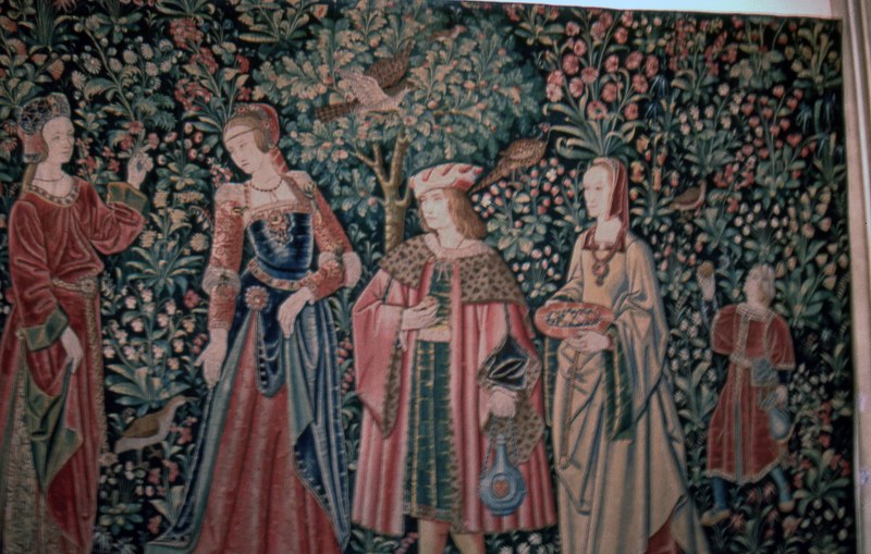 tapistry inside the cluny museum 4k