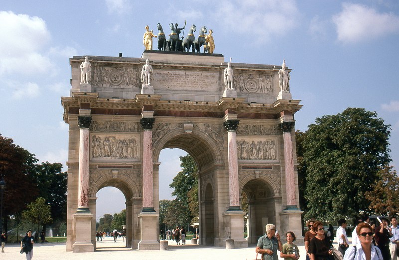 larc de triomphe du carrousel 4k
