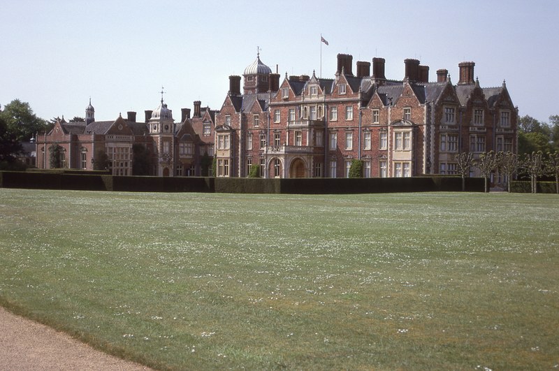 royal palace at sandringham east anglia 4k