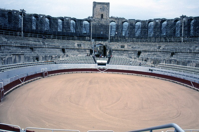 roman amphitheater at arles 4k