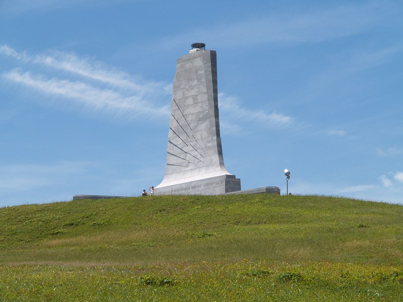 wright brothers memorial kitty hawk 4k