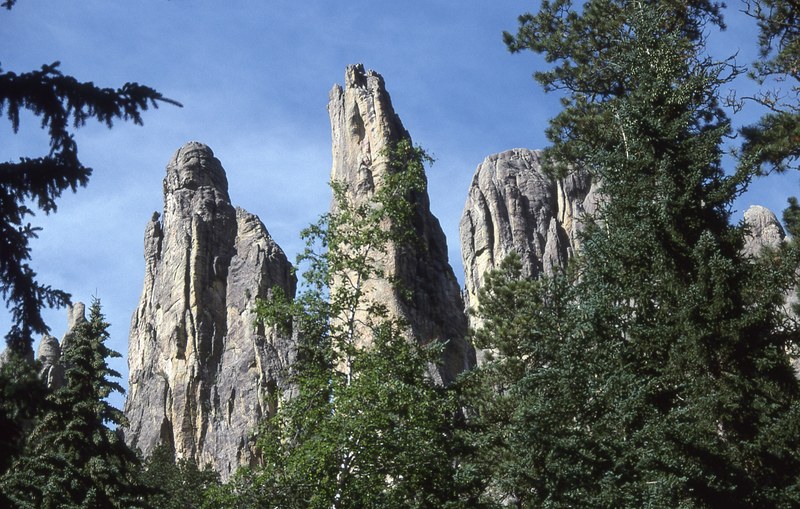 cathedral spires at the black hills 4k
