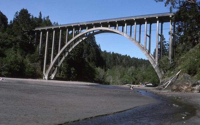 russian gulch state park near mendocino 4k