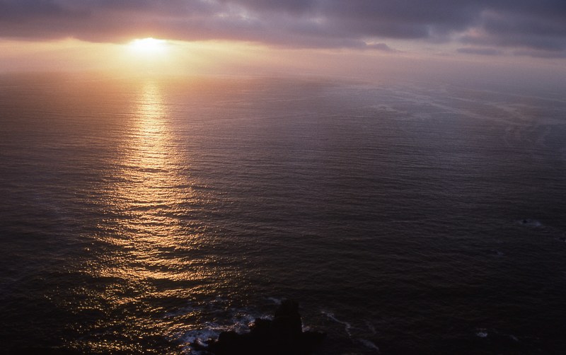 sunset at marin county 4k