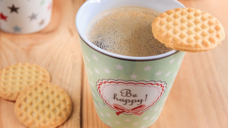 coffee, cup, cookies, 4k