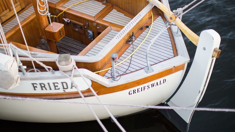 yacht, ship, frieda, greifswald, 4k