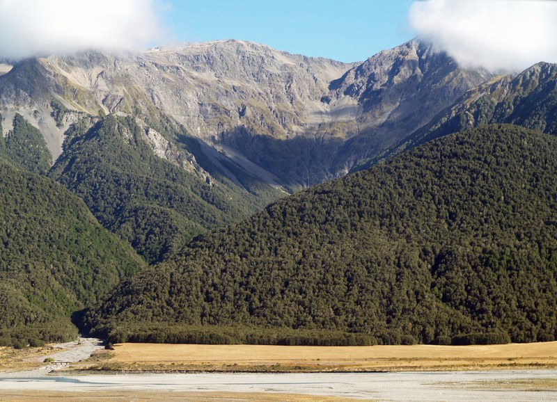southern alps leeward side 4k