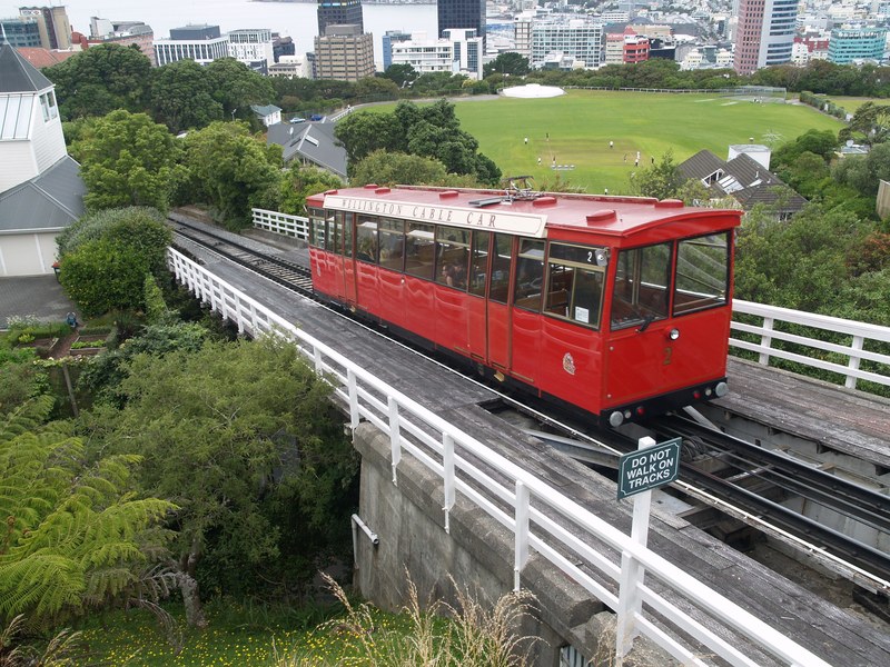 cable car at the wellington botanic garden 4k