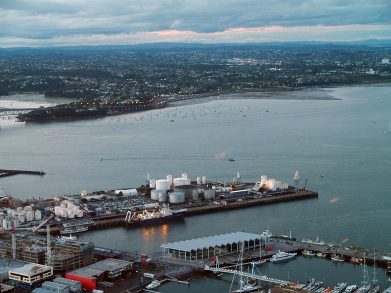 auckland sky tower view 4k