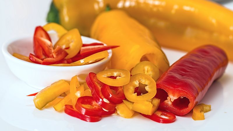 capsicum, pepper, paprika, 4k