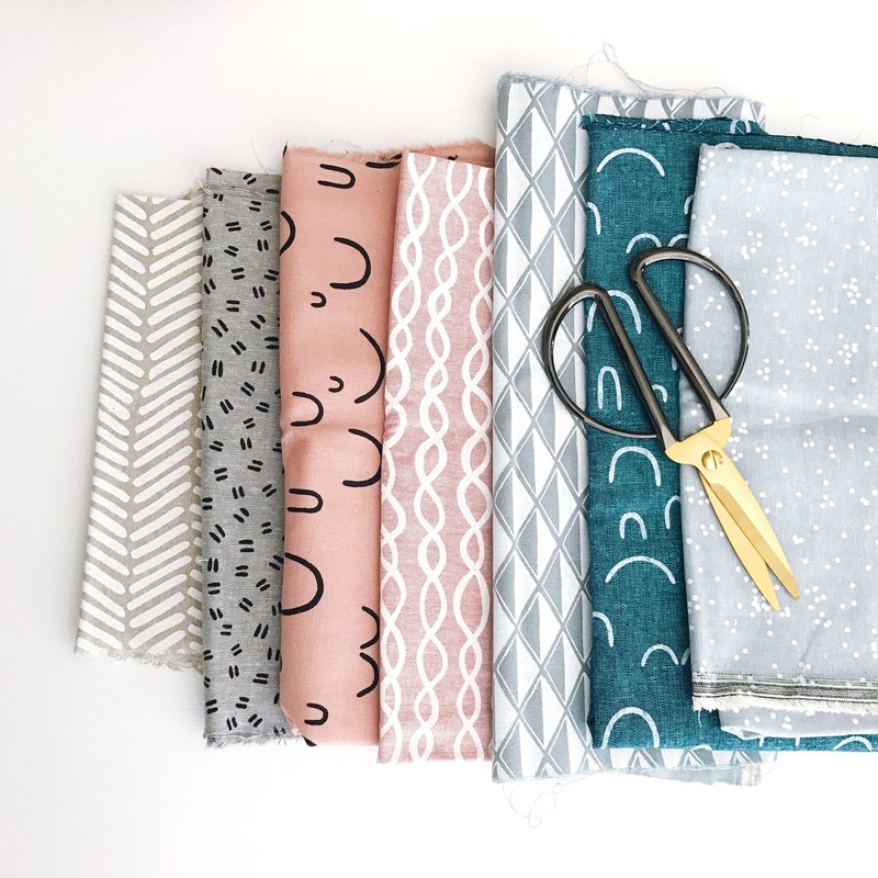 different colored textiles with gold scissors in paramount california united states, paramount california fabrics 4k