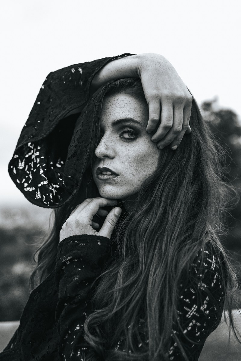 woman female freckles and portrait hd, 4k