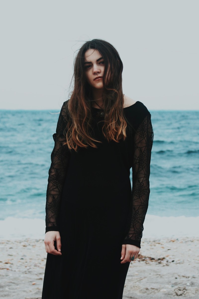 woman female beach and sand hd, 4k