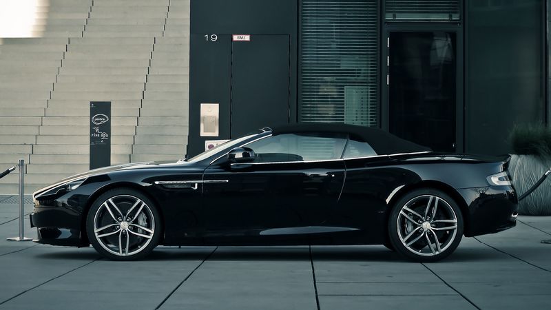 aston martin, sports car, convertible, 4k